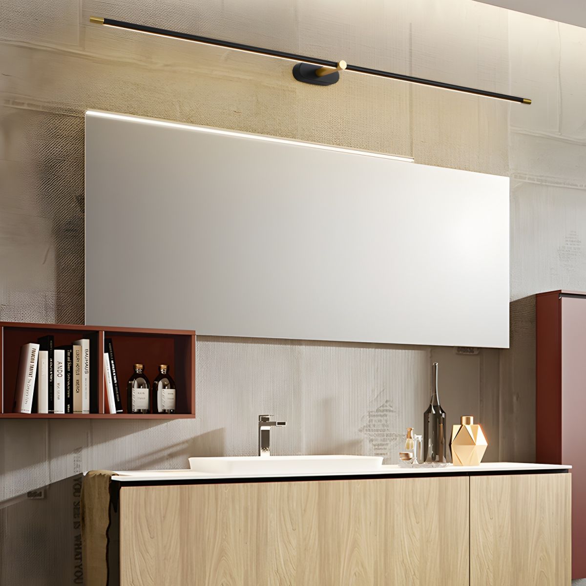 Aluminum Linear LED Vanity Wall Light