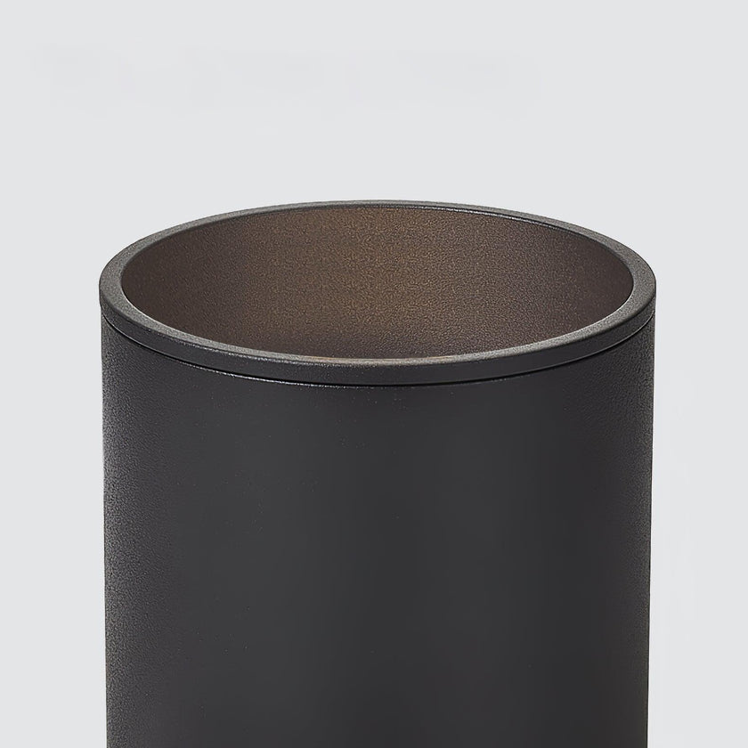 Aluminum Ridged Rim Puck Ceiling Light