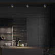 Aluminum Ridged Rim Puck Ceiling Light