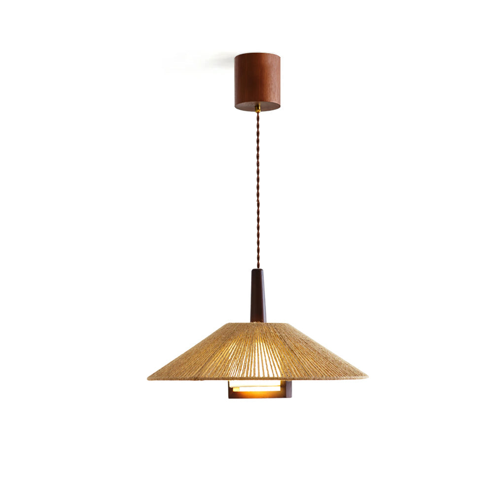 Calvrane Hemp Rope Dome Pendant Light