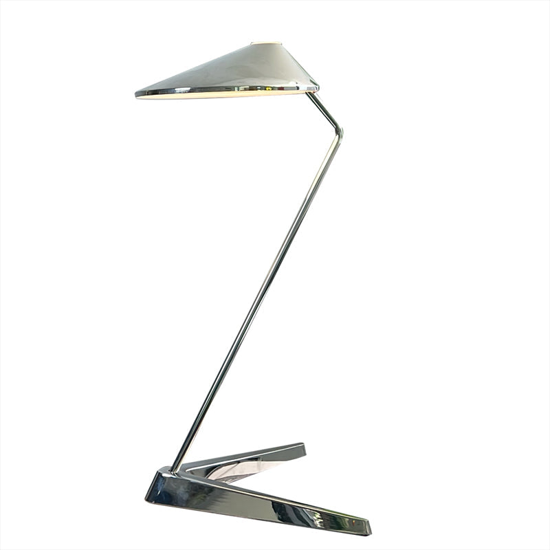Calvrane Chrome Cone Table Lamp