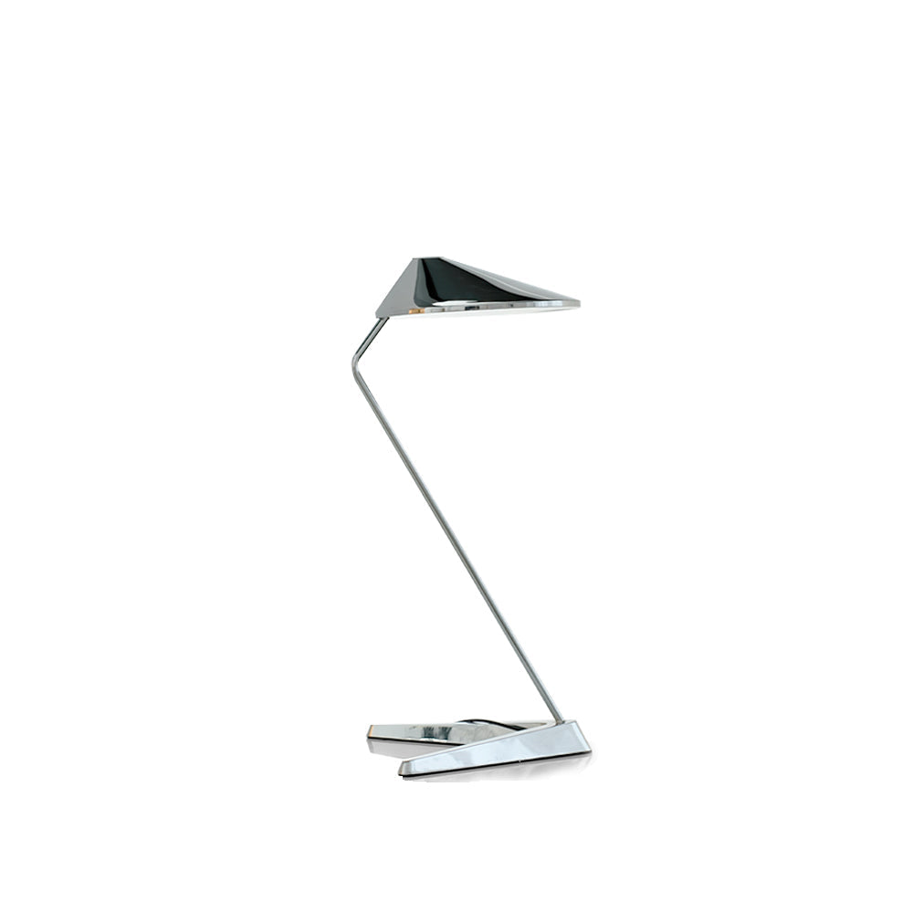 Calvrane Chrome Cone Table Lamp