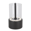 Modern Glass Cylinder Ethanol Oil Lamp