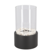 Modern Glass Cylinder Ethanol Oil Lamp