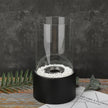 Modern Glass Cylinder Ethanol Oil Lamp