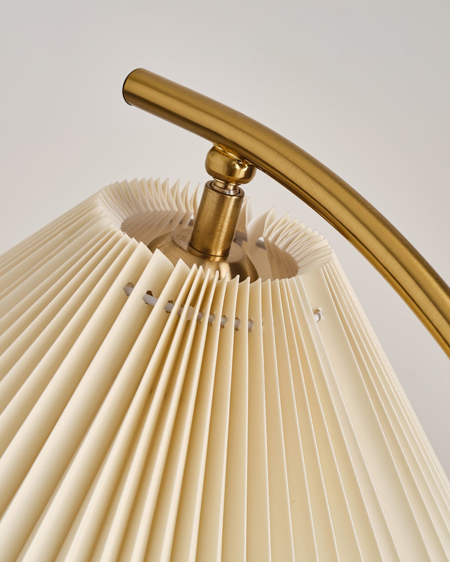 Calvrane Wooden Fabric Shade Floor Lamp