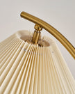 Calvrane Wooden Fabric Shade Floor Lamp