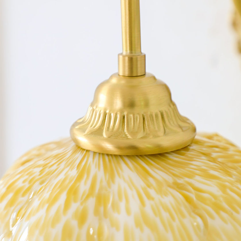 Calvrane Ribbed Glass Wall Sconce