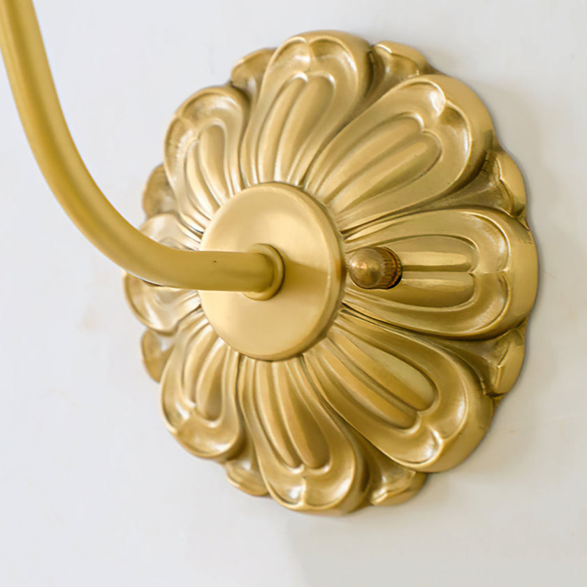 Calvrane Ribbed Glass Wall Sconce