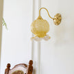 Calvrane Ribbed Glass Wall Sconce