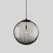 Blown Glass Globe Monk-Cap Pendant
