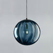 Blown Glass Globe Monk-Cap Pendant