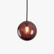 Blown Glass Globe Monk-Cap Pendant