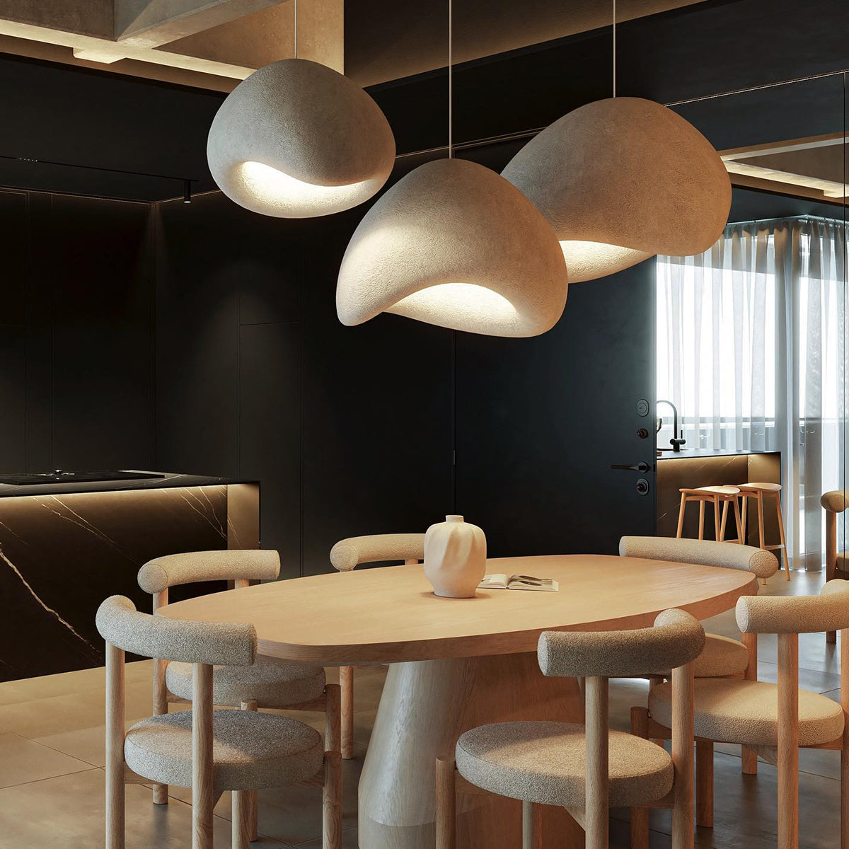Calvrane Sculptural Cloud Pendant Light