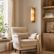 Calvrane Alabaster Cylinder Wall Sconce