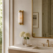 Calvrane Alabaster Cylinder Wall Sconce