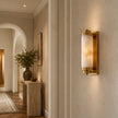 Calvrane Alabaster Cylinder Wall Sconce