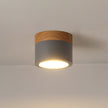 Adjustable Minimalist Nordic Wood Spot Ceiling Lamp