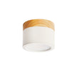 Adjustable Minimalist Nordic Wood Spot Ceiling Lamp
