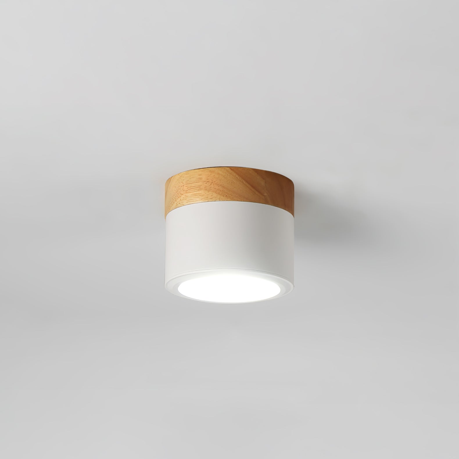 Adjustable Minimalist Nordic Wood Spot Ceiling Lamp