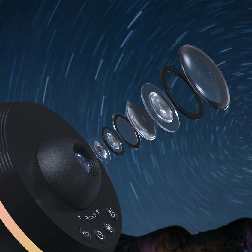 Modern Galaxy Star Projector Night Light for Bedroom