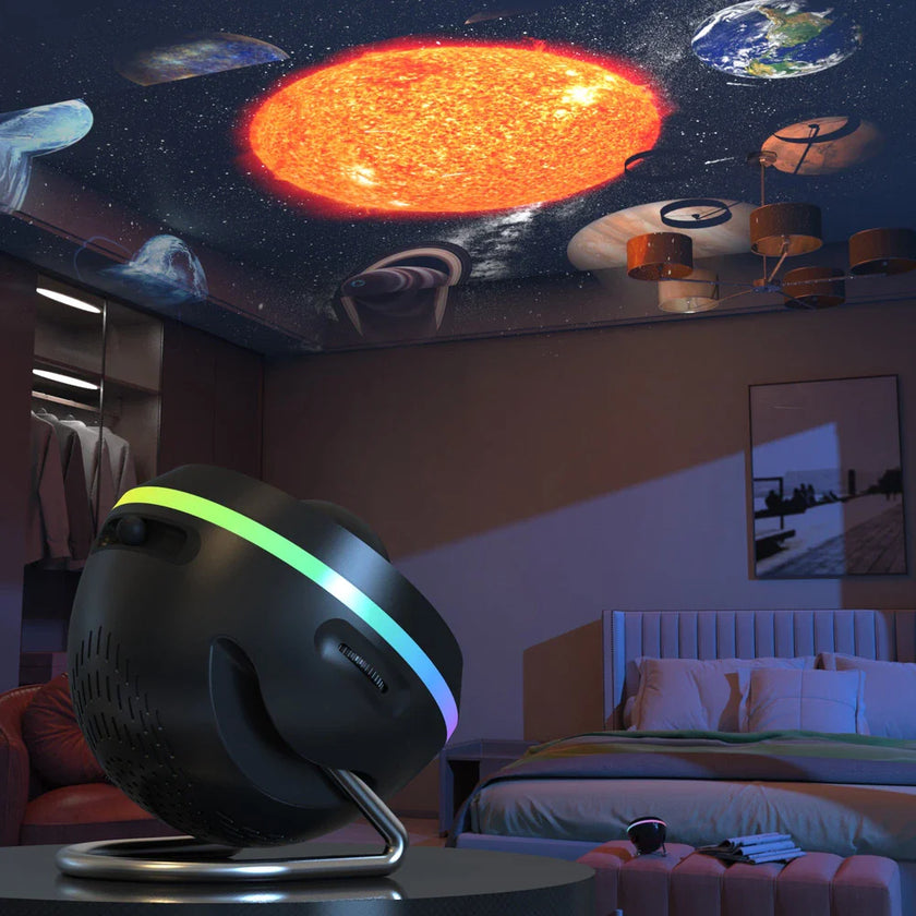 Modern Galaxy Star Projector Night Light for Bedroom
