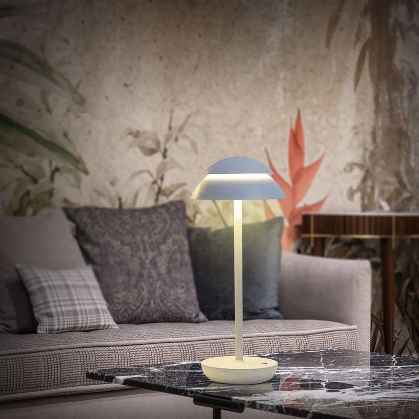 Rechargeable Double Mushroom USB Minimalist Scandinavian Table Lamp