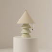 Calvrane Marble Pyramid Table Lamp