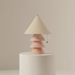 Calvrane Marble Pyramid Table Lamp