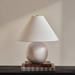 Calvrane Marble Sphere Table Lamp