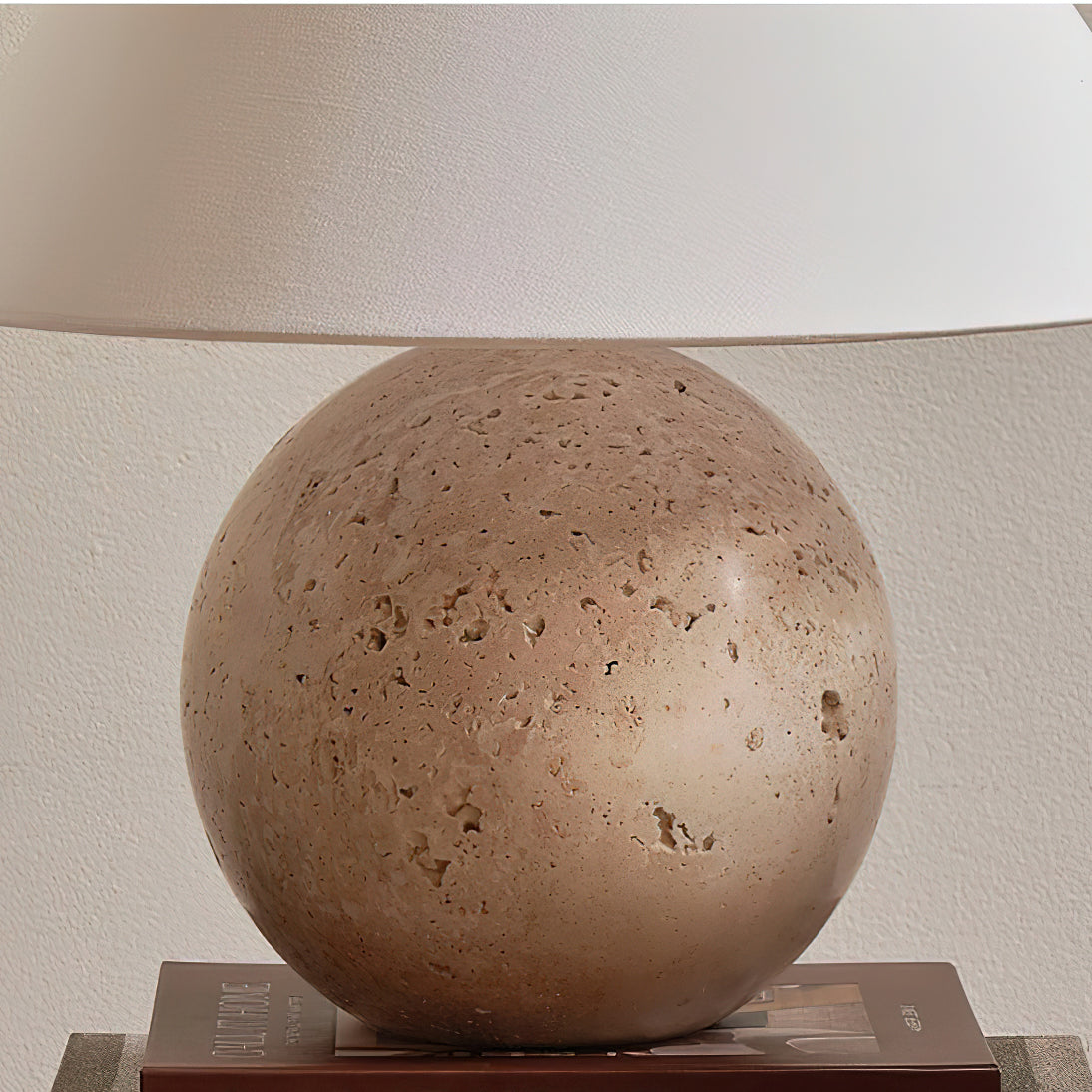 Calvrane Marble Sphere Table Lamp