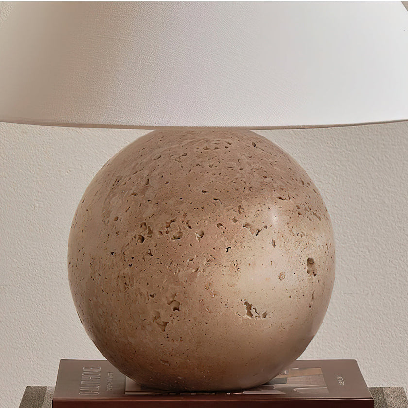 Calvrane Marble Sphere Table Lamp