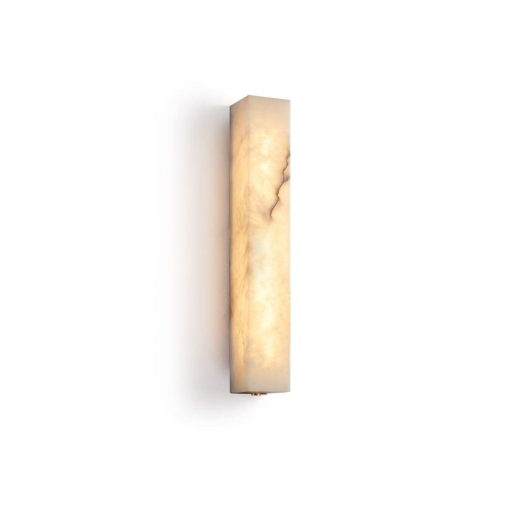 Calvrane Alabaster Column Wall Sconce