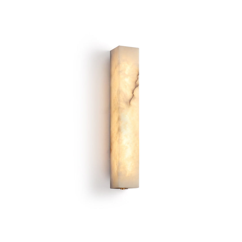 Calvrane Alabaster Column Wall Sconce