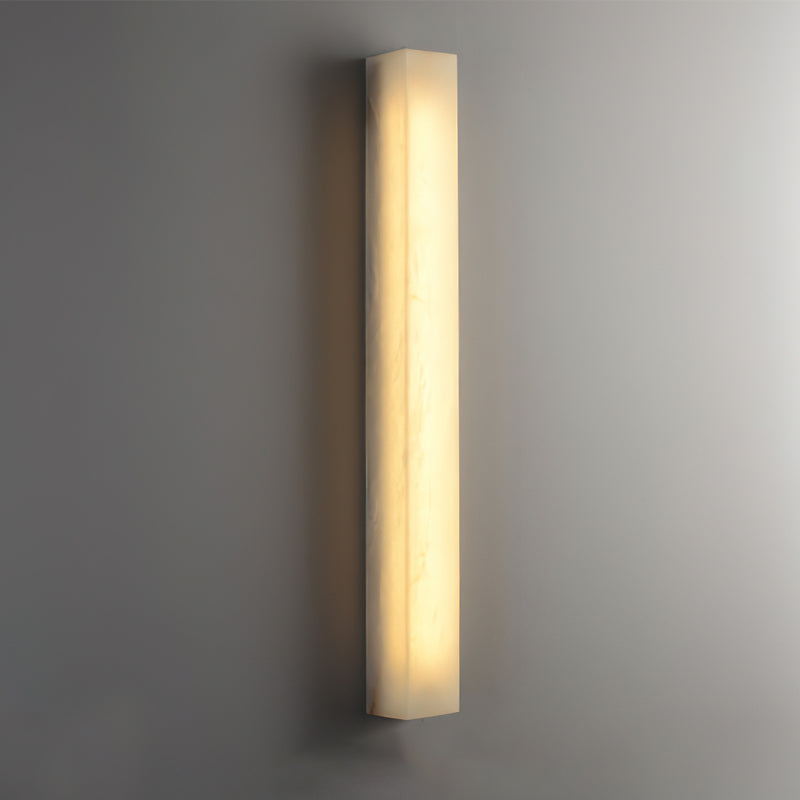 Calvrane Alabaster Column Wall Sconce