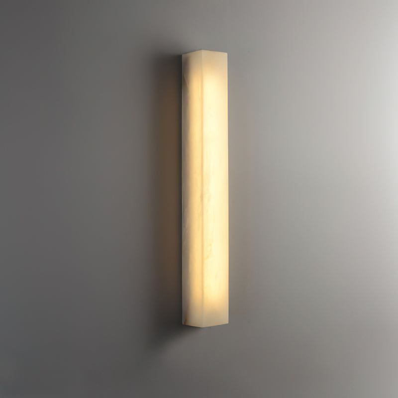 Calvrane Alabaster Column Wall Sconce