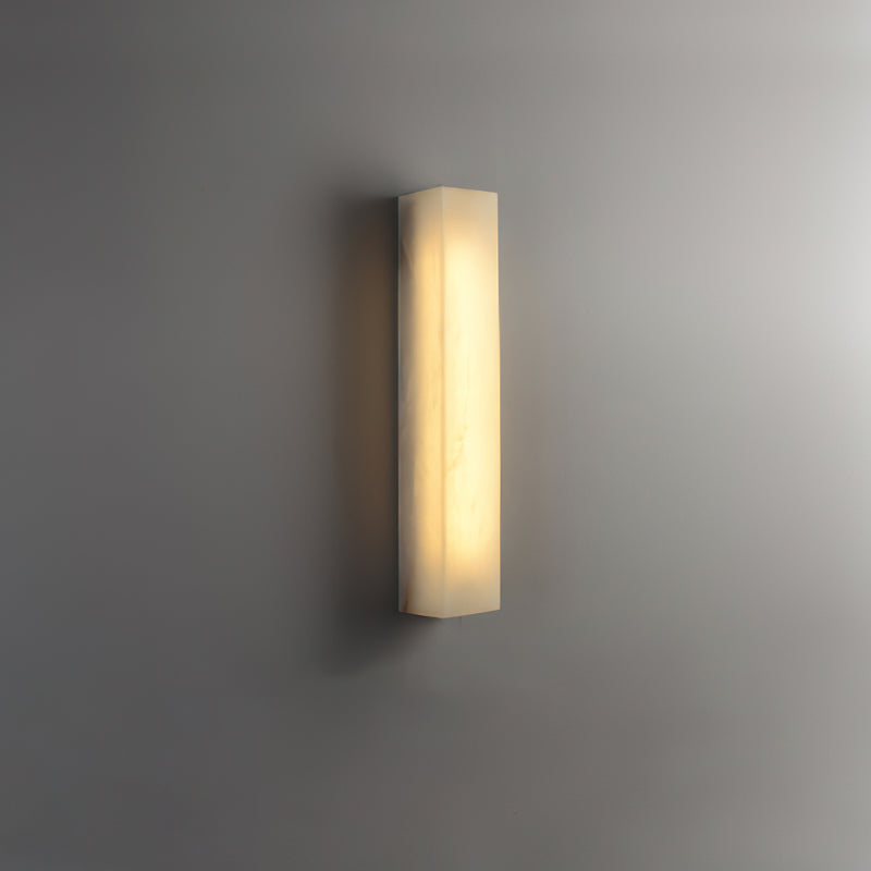 Calvrane Alabaster Column Wall Sconce