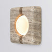 Calvrane Travertine Rectangular Wall Sconce
