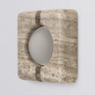 Calvrane Travertine Rectangular Wall Sconce