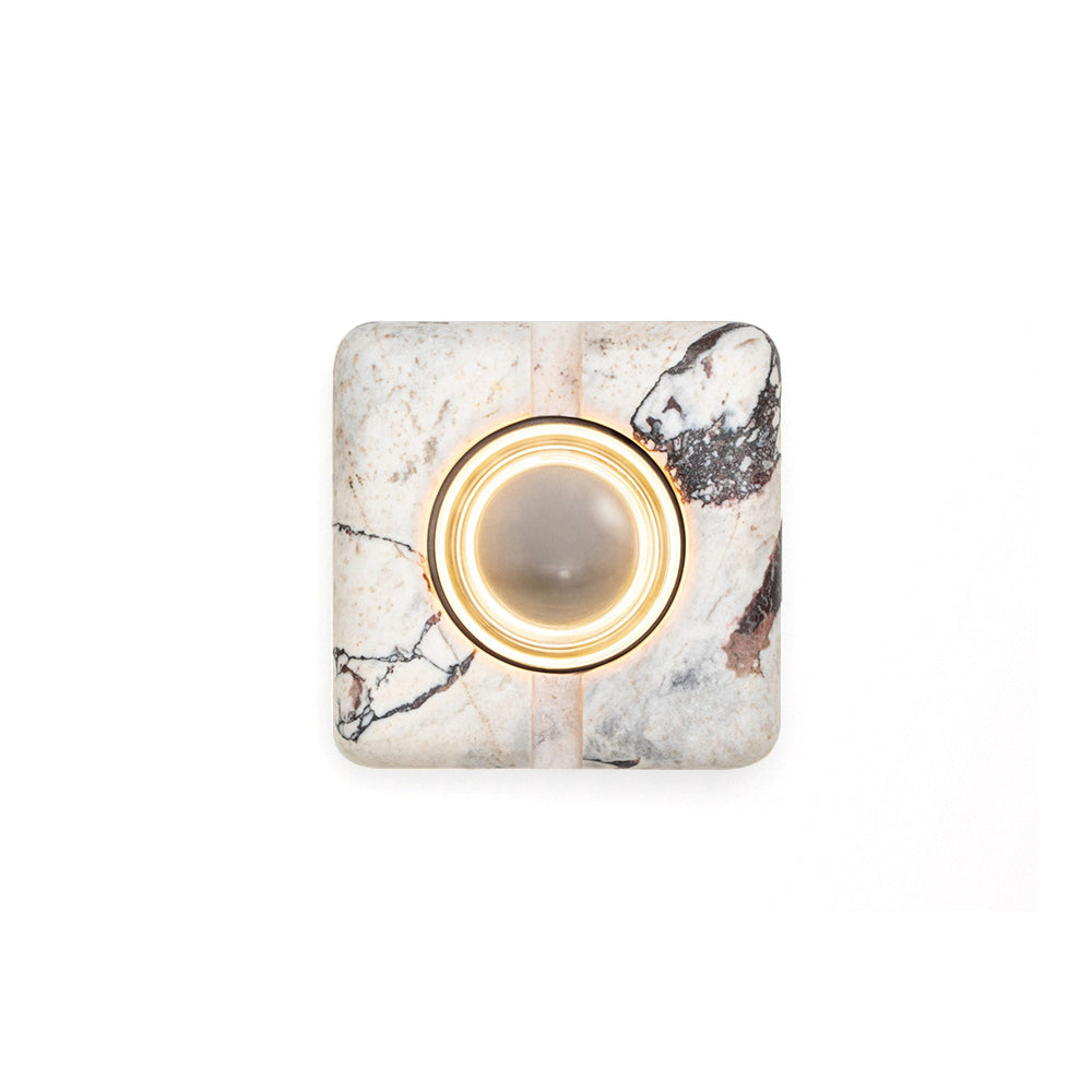 Calvrane Travertine Rectangular Wall Sconce
