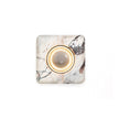 Calvrane Travertine Rectangular Wall Sconce