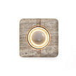 Calvrane Travertine Rectangular Wall Sconce