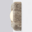 Calvrane Travertine Rectangular Wall Sconce