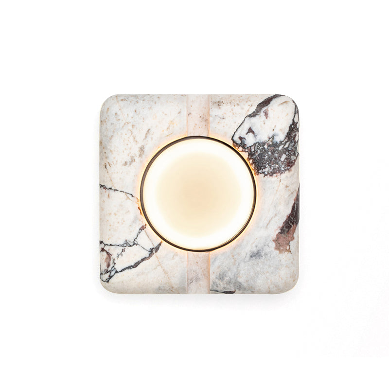 Calvrane Travertine Rectangular Wall Sconce