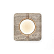 Calvrane Travertine Rectangular Wall Sconce