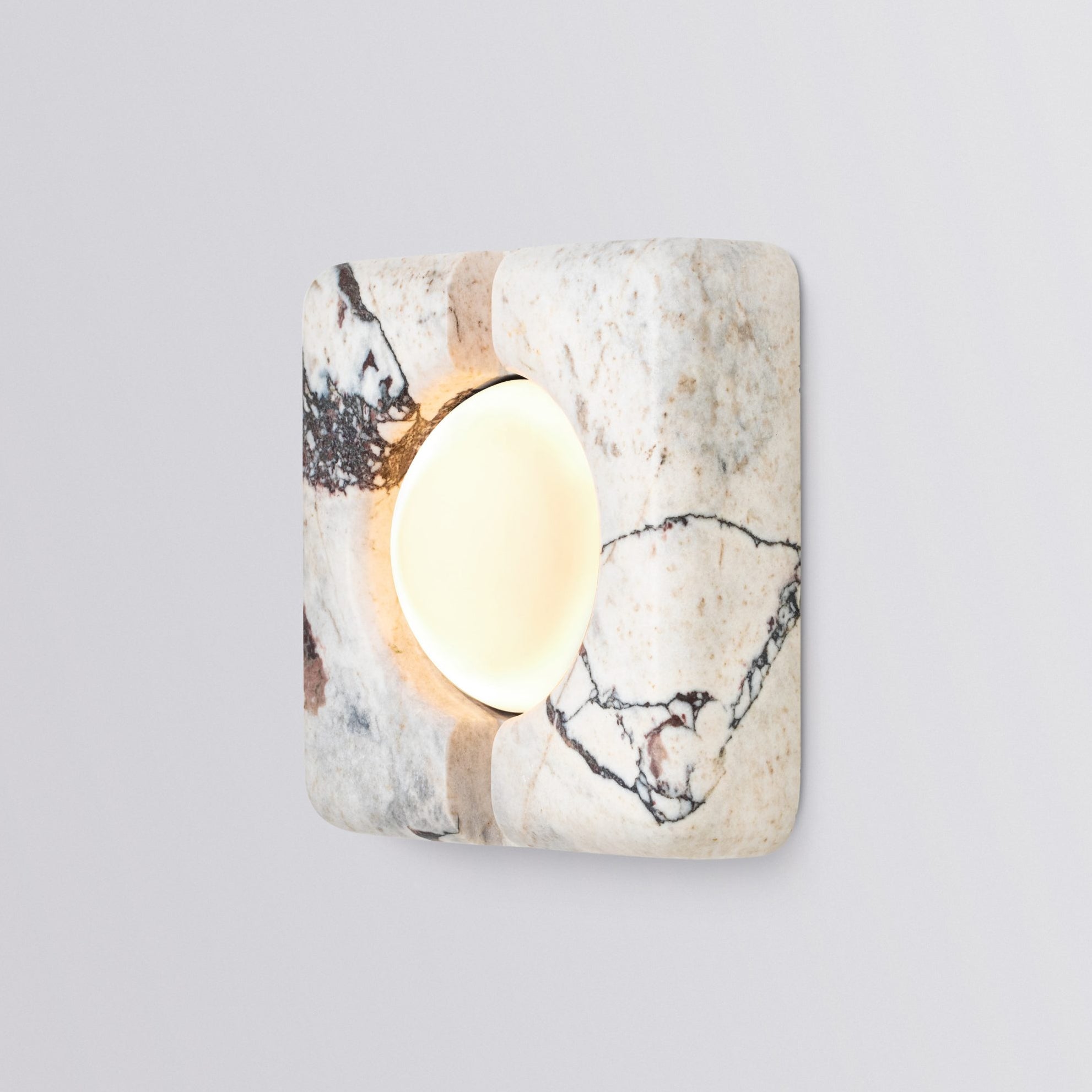 Calvrane Travertine Rectangular Wall Sconce