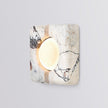 Calvrane Travertine Rectangular Wall Sconce