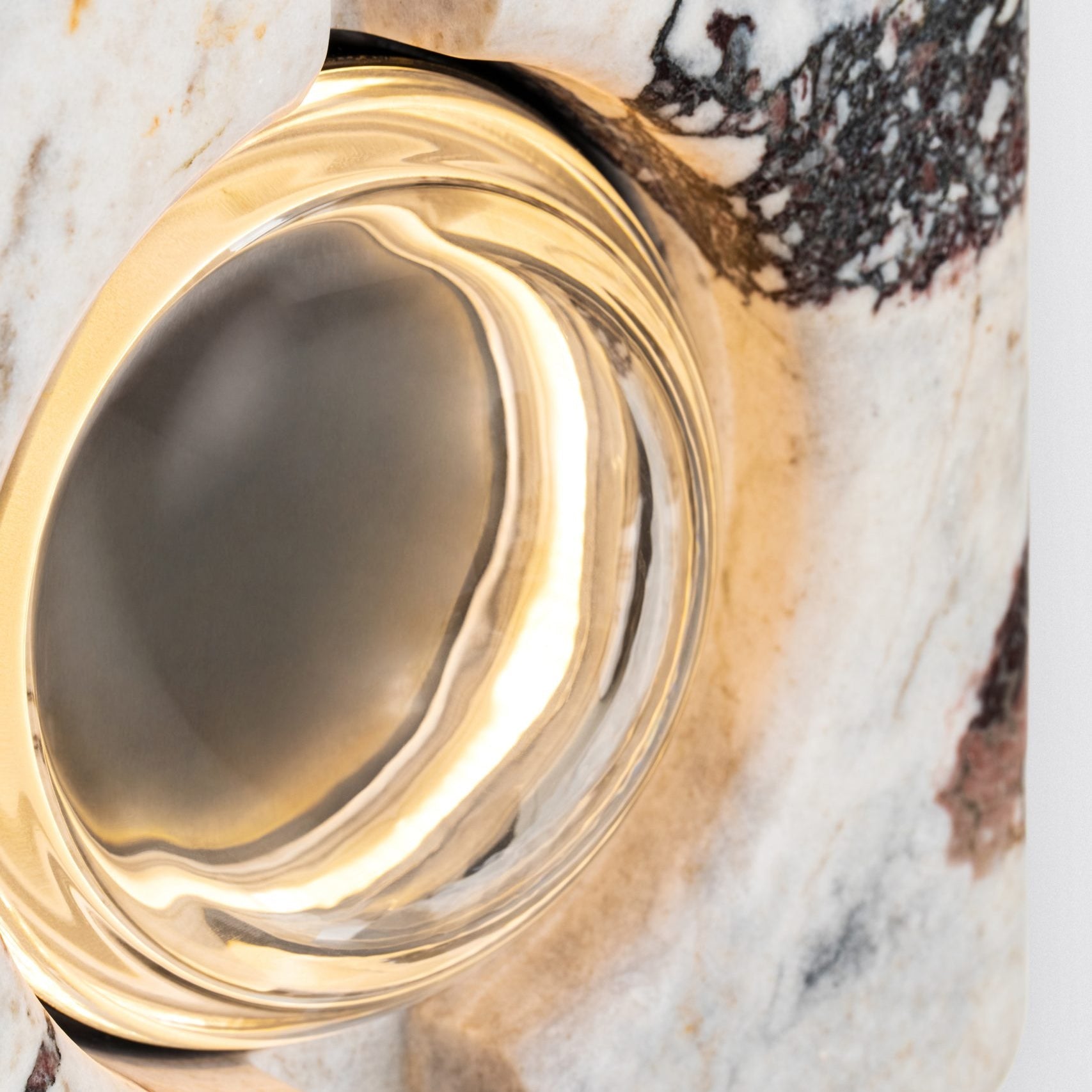 Calvrane Travertine Rectangular Wall Sconce