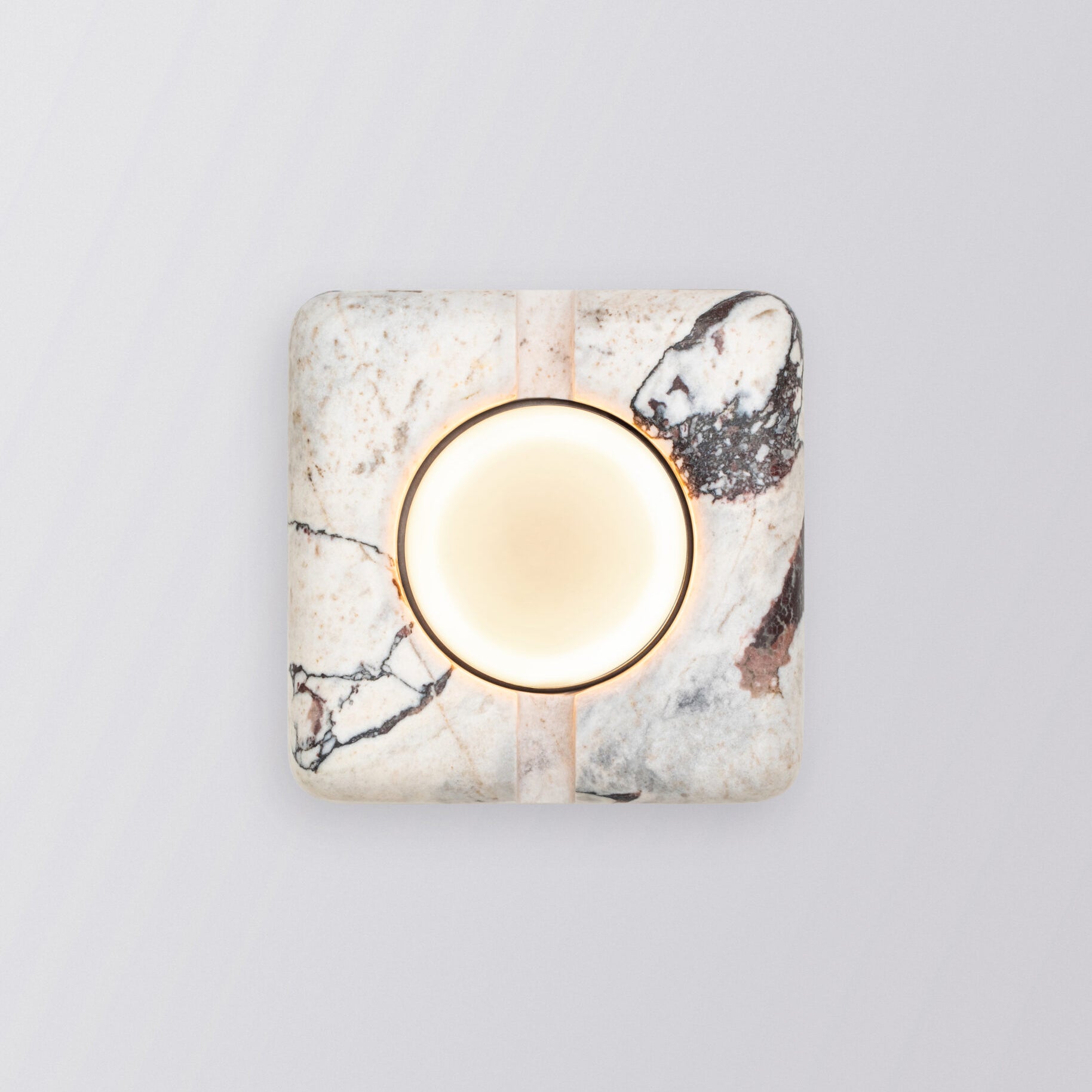 Calvrane Travertine Rectangular Wall Sconce