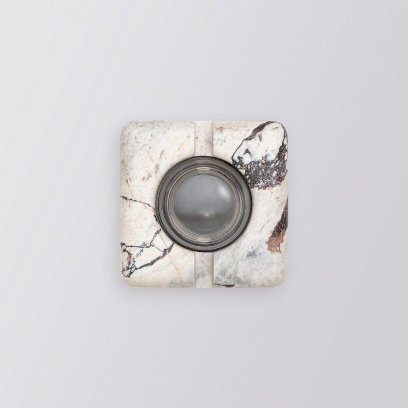 Calvrane Travertine Rectangular Wall Sconce